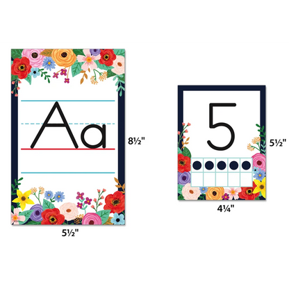 Wildflowers Alphabet Bulletin Board