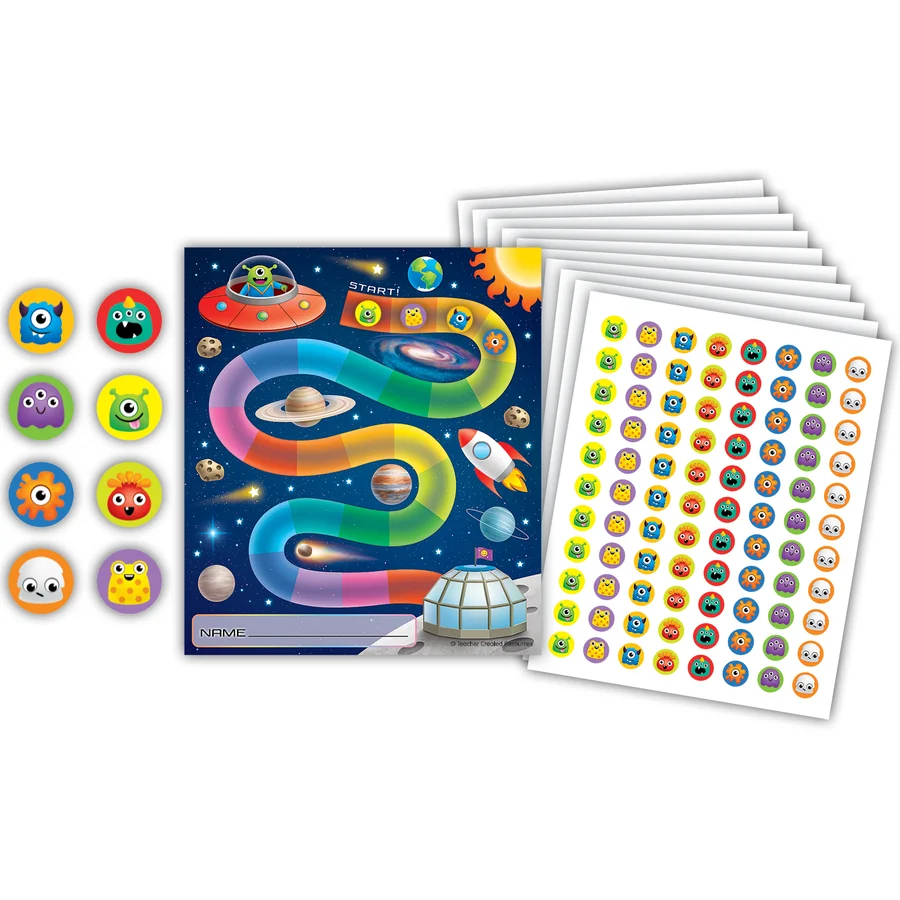 Out of This World Reward Trackers with Stickers