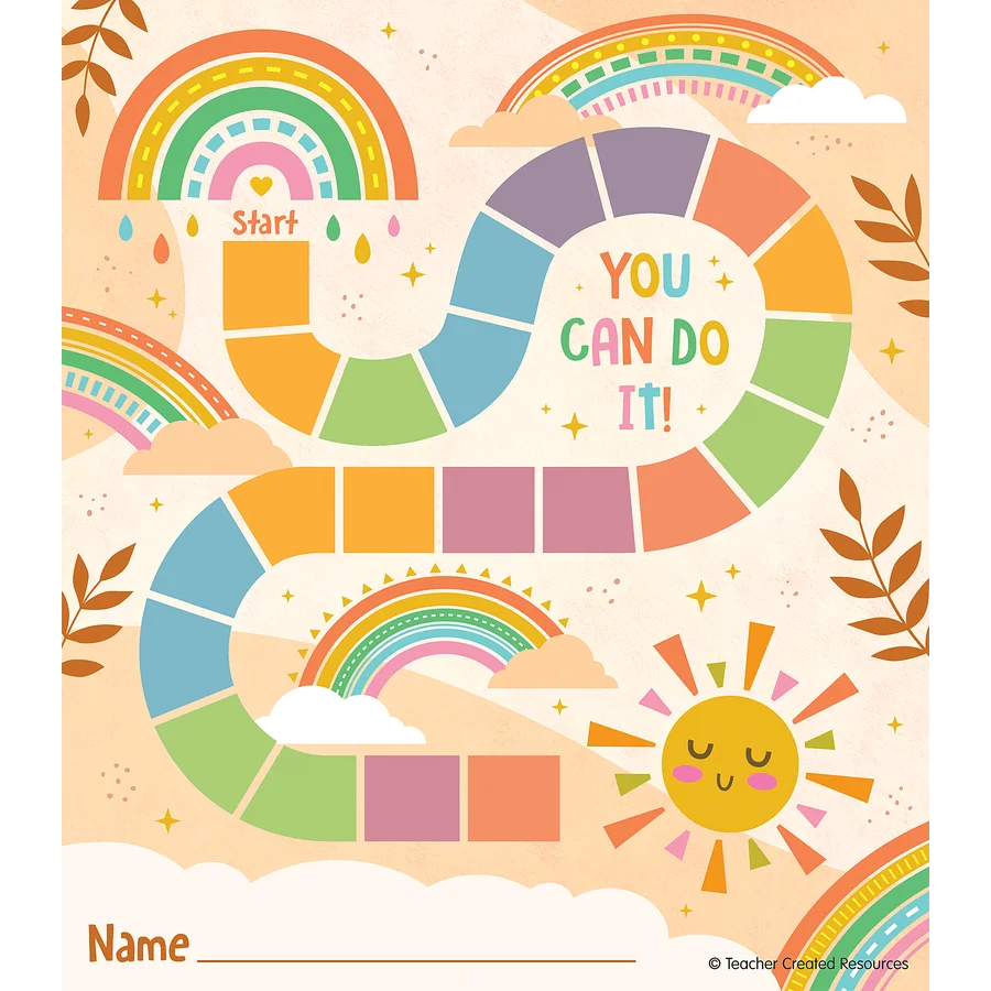 Sunshine Rainbow Reward Trackers with Stickers