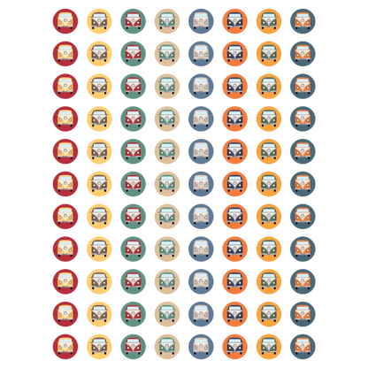 Moving Mountains Road Trip Reward Trackers with Stickers