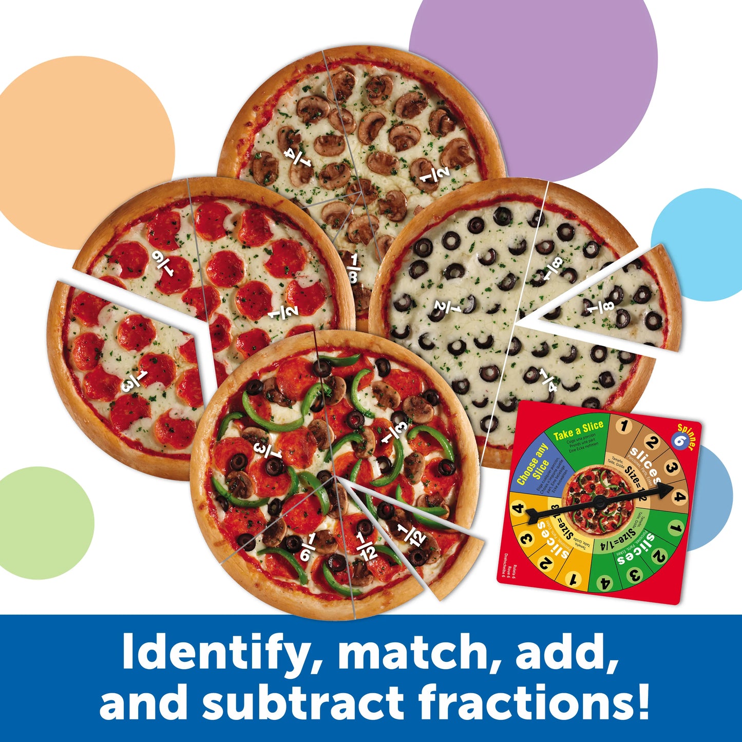 Pizza Fraction Fun!™ Game