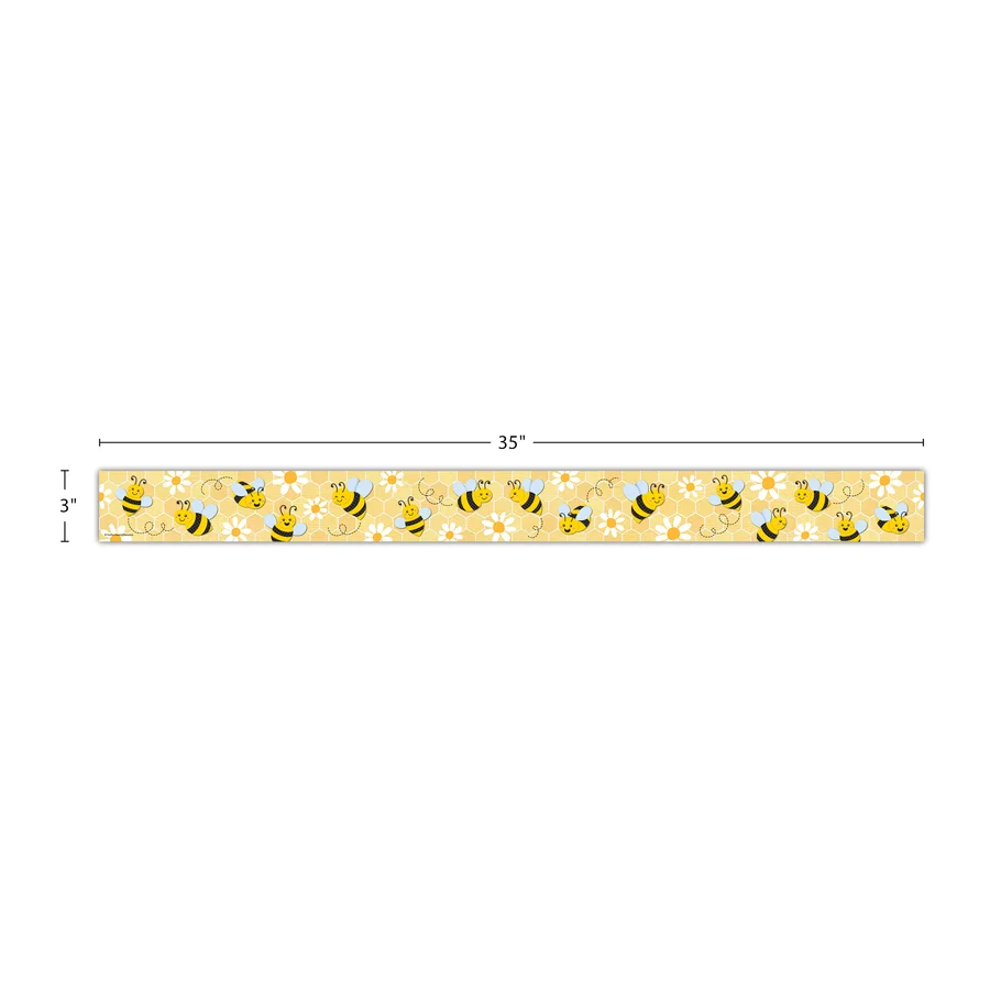 Buzzing Bees Straight Border Trim