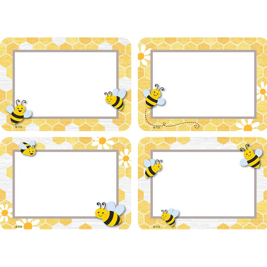 Buzzing Bees Name Tags