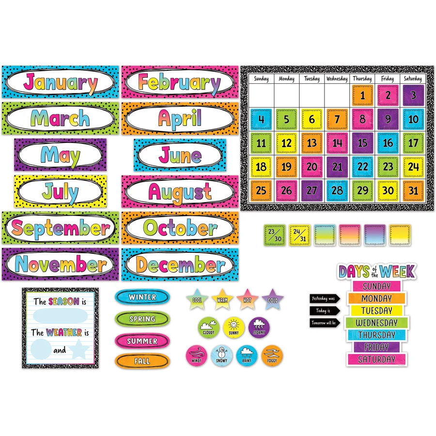 Brights 4Ever Calendar Bulletin Board