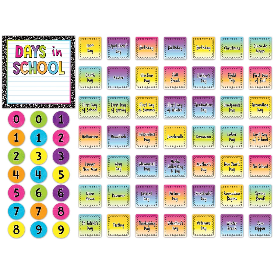 Brights 4Ever Calendar Bulletin Board