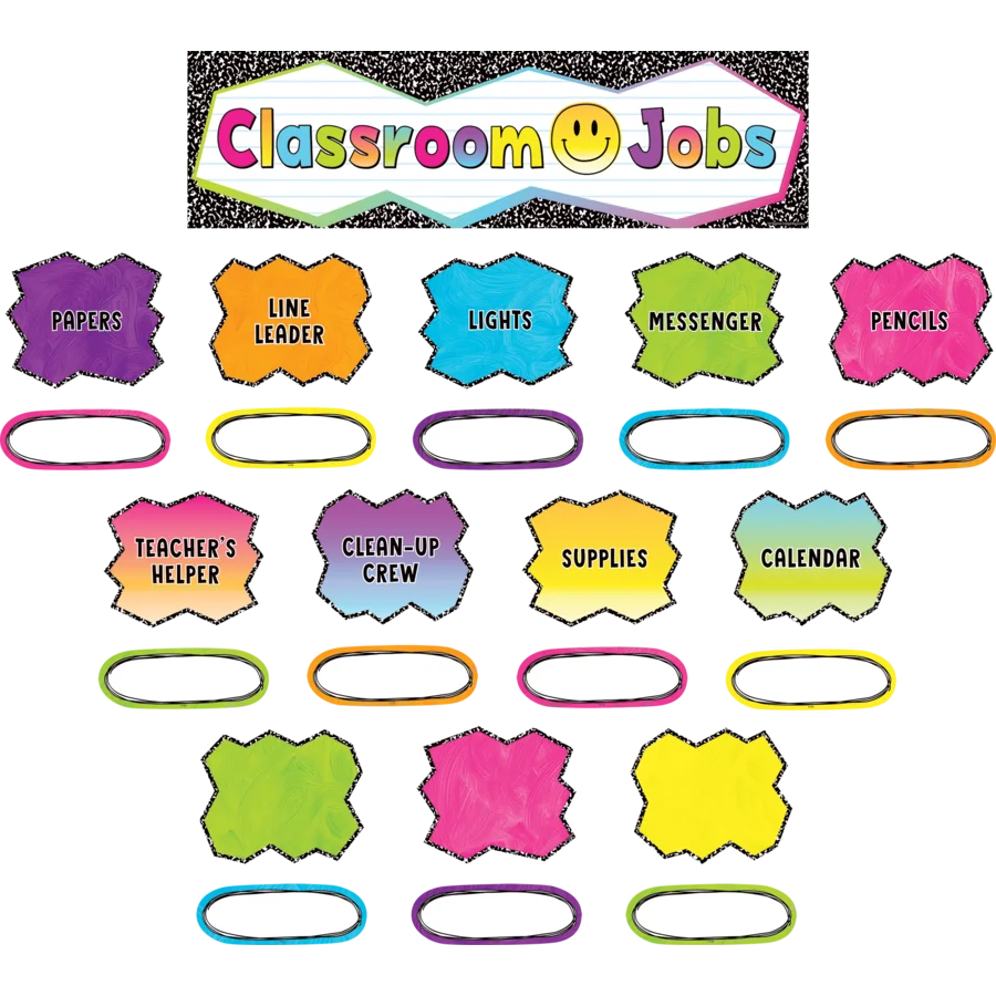 Brights 4Ever Classroom Jobs Mini Bulletin Board