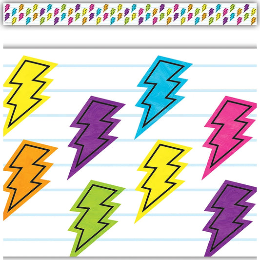 Brights 4Ever Lightning Bolts Straight Border