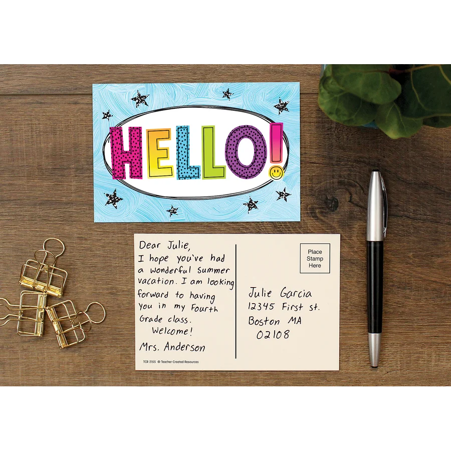 Brights 4Ever Hello Postcards