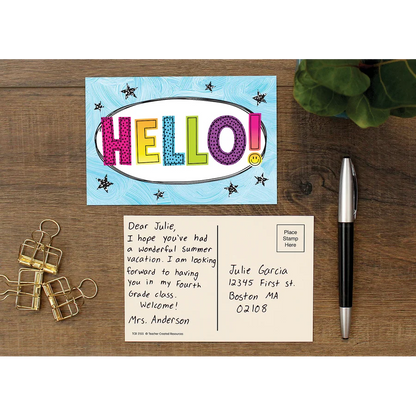 Brights 4Ever Hello Postcards
