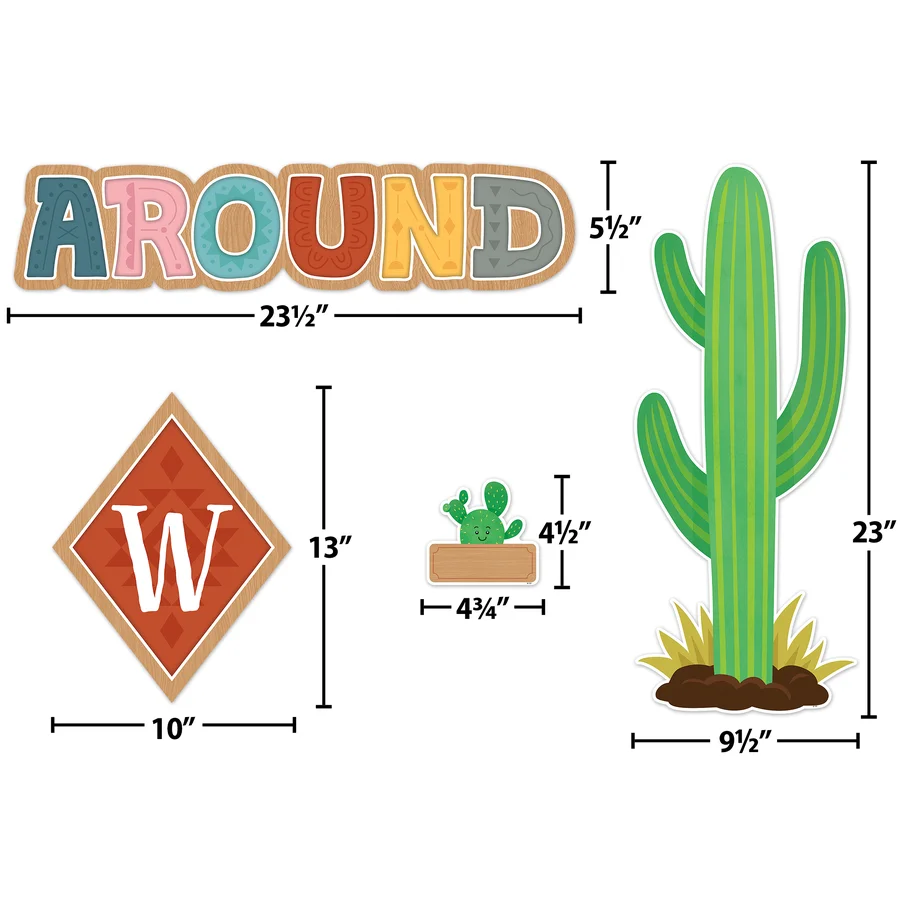 Happy Cactus Crew Welcome Bulletin Board