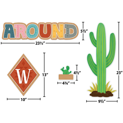 Happy Cactus Crew Welcome Bulletin Board