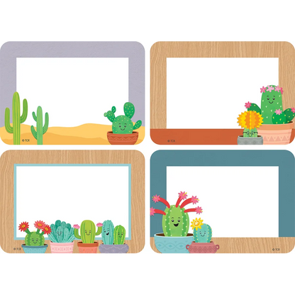 Happy Cactus Crew Name Tags