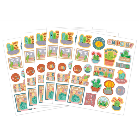 Happy Cactus Crew Stickers