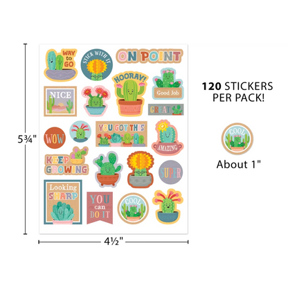 Happy Cactus Crew Stickers