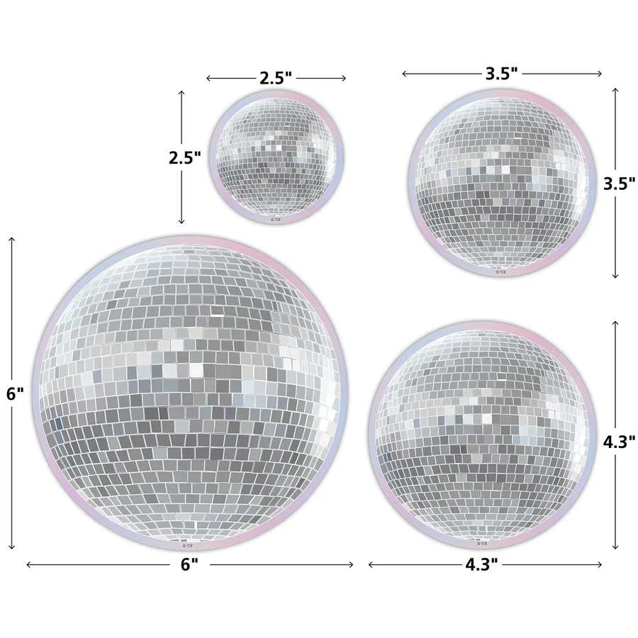 Disco Balls Accents - Assorted Sizes