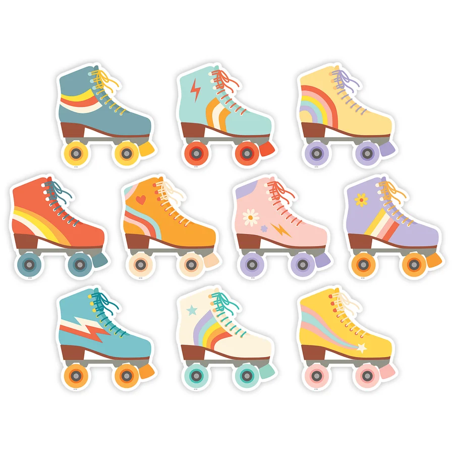 Roller Disco Skates Accents