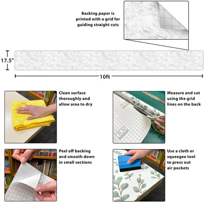Marble Peel and Stick Decorative Paper