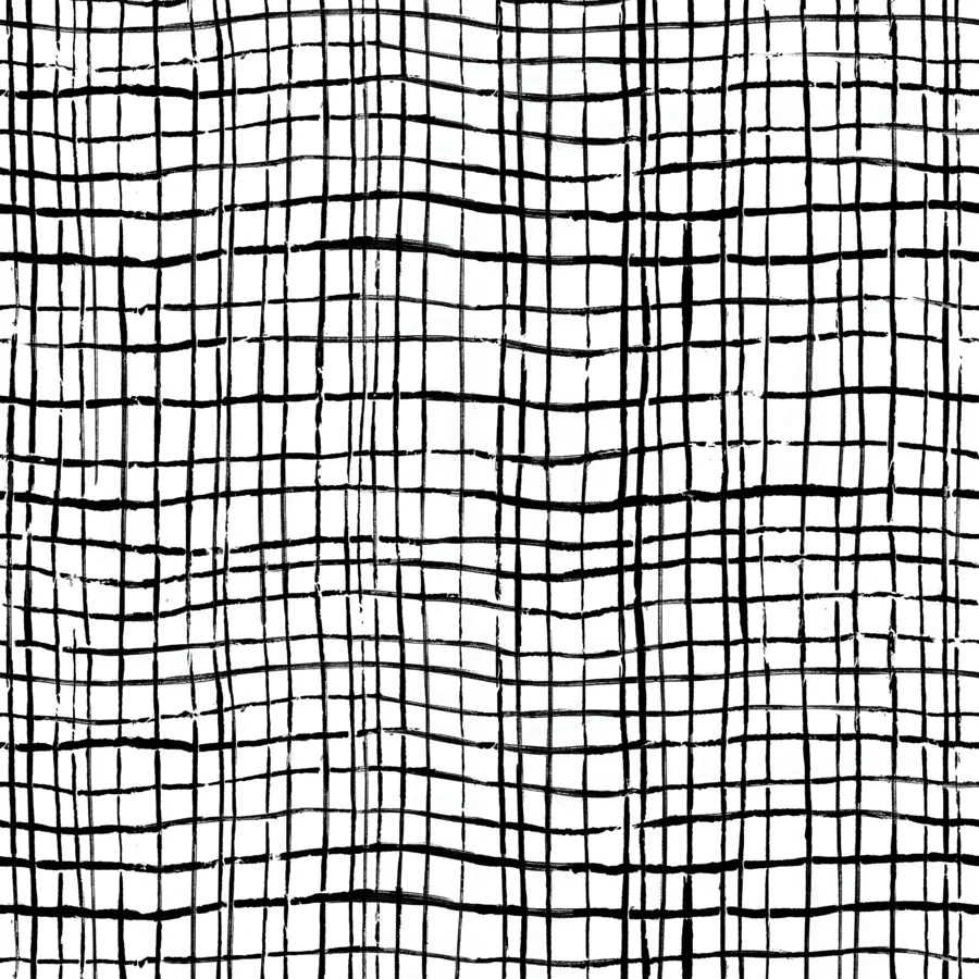 Black Freestyle Grid Peel and Stick Decorative Paper