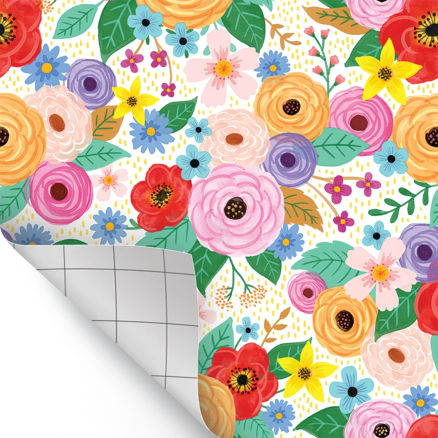 Wildflowers Peel and Stick Decorative Paper