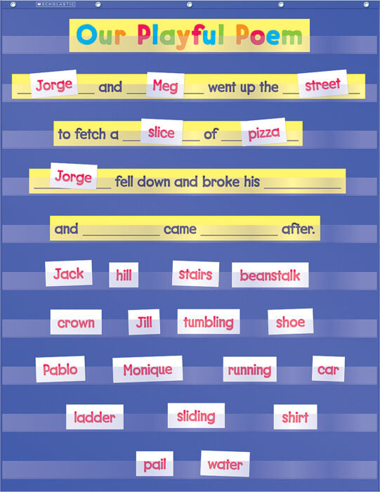 Standard Pocket Chart - Blue