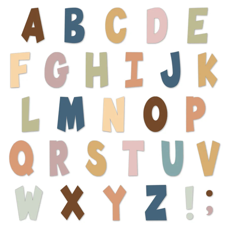 Everyone is Welcome Fun Font Letters