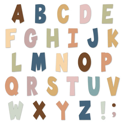 Everyone is Welcome Fun Font Letters