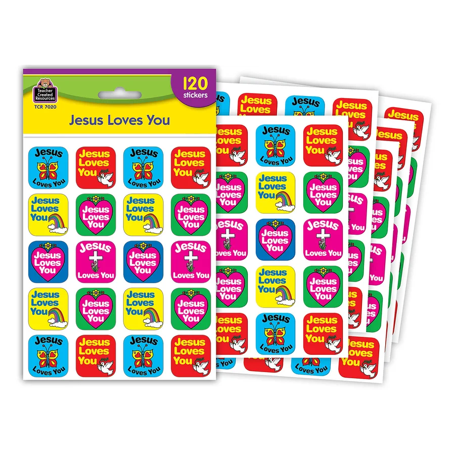 Jesus Loves You Stickers