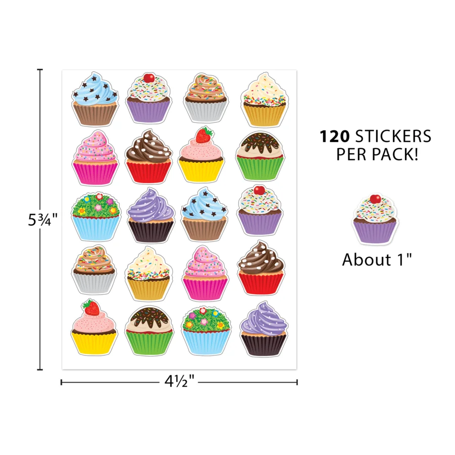 Cupcakes Stickers