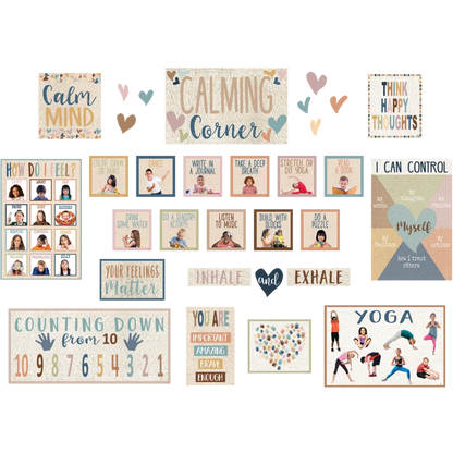Everyone is Welcome Calming Corner Bulletin Board