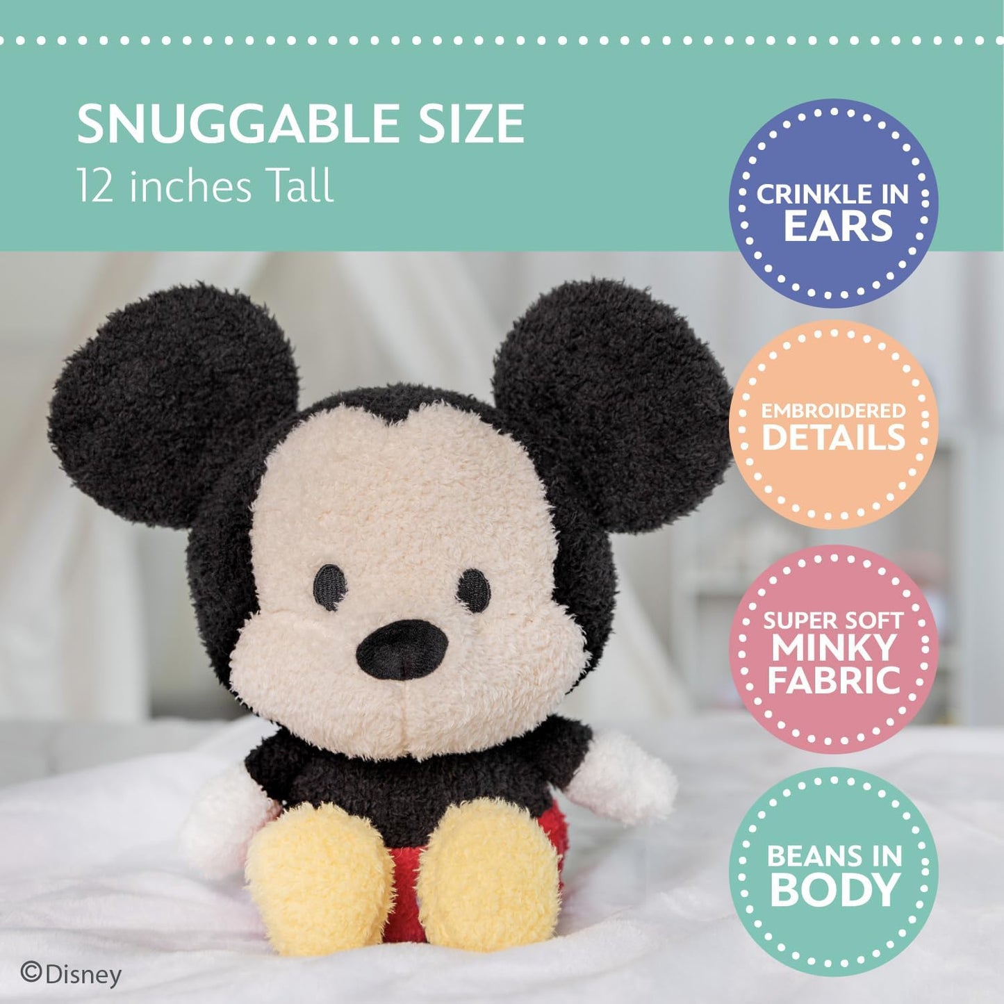 Baby Mickey Mouse Cuteeze Plush