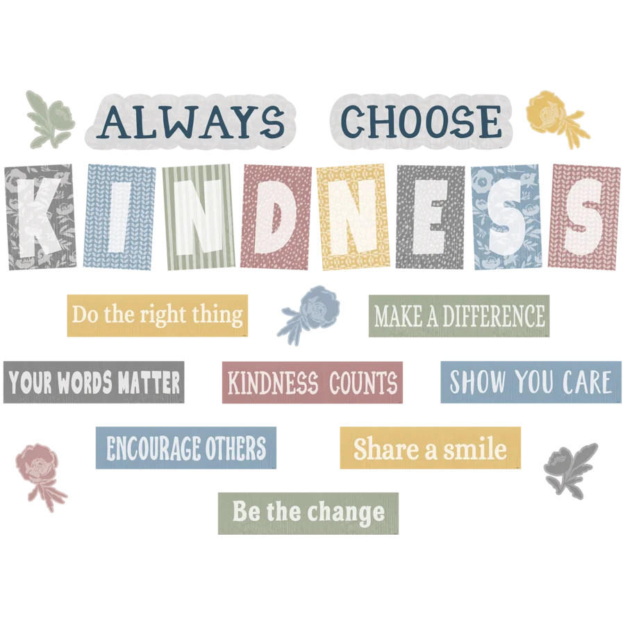 Classroom Cottage Always Choose Kindness Bulletin Board