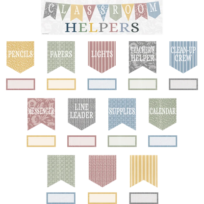 Classroom Cottage Classroom Helpers Mini Bulletin Board