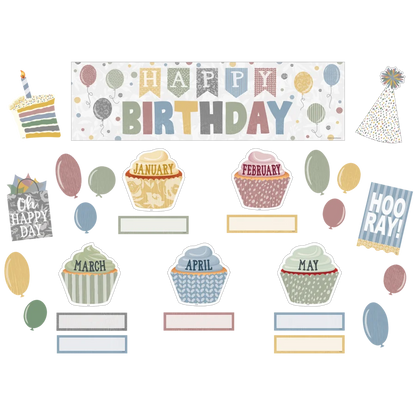 Classroom Cottage Happy Birthday Mini Bulletin Board