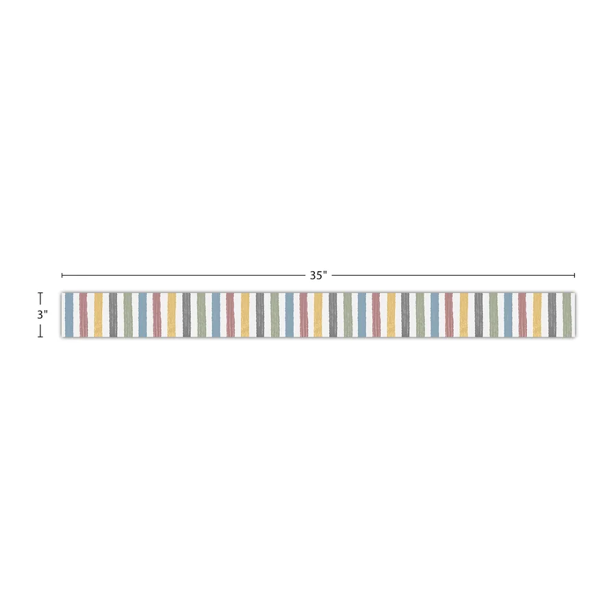 Classroom Cottage Stripes Straight Border