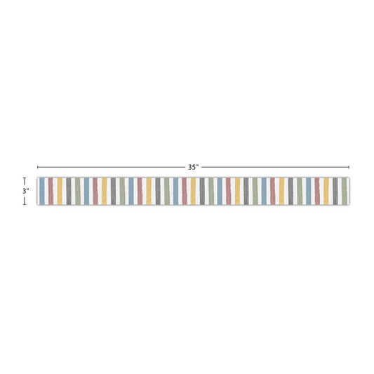 Classroom Cottage Stripes Straight Border