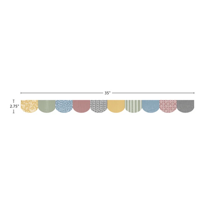 Classroom Cottage Scalloped Die-Cut Border