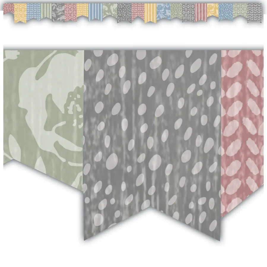 Classroom Cottage Pennants Die-Cut Border