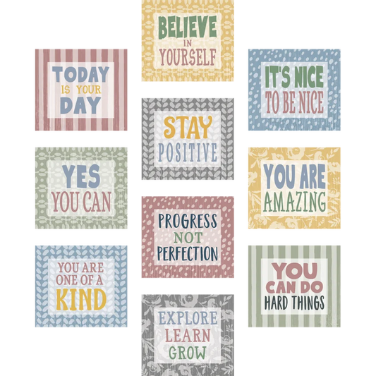 Classroom Cottage Positive Sayings Accents