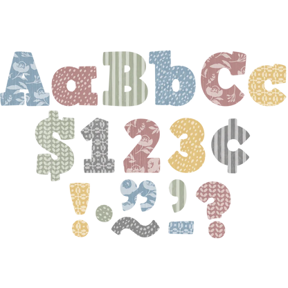 Classroom Cottage Bold Block Letters Combo Pack