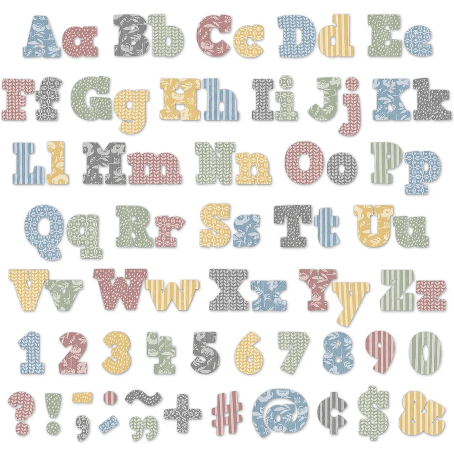 Classroom Cottage Bold Block Letters Combo Pack