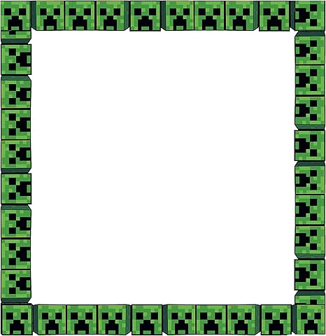 Eureka Minecraft Creepers Decorative Classroom and Bulletin Board Trim