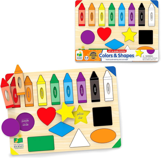 Lift & Learn Puzzle Colors & Shapes