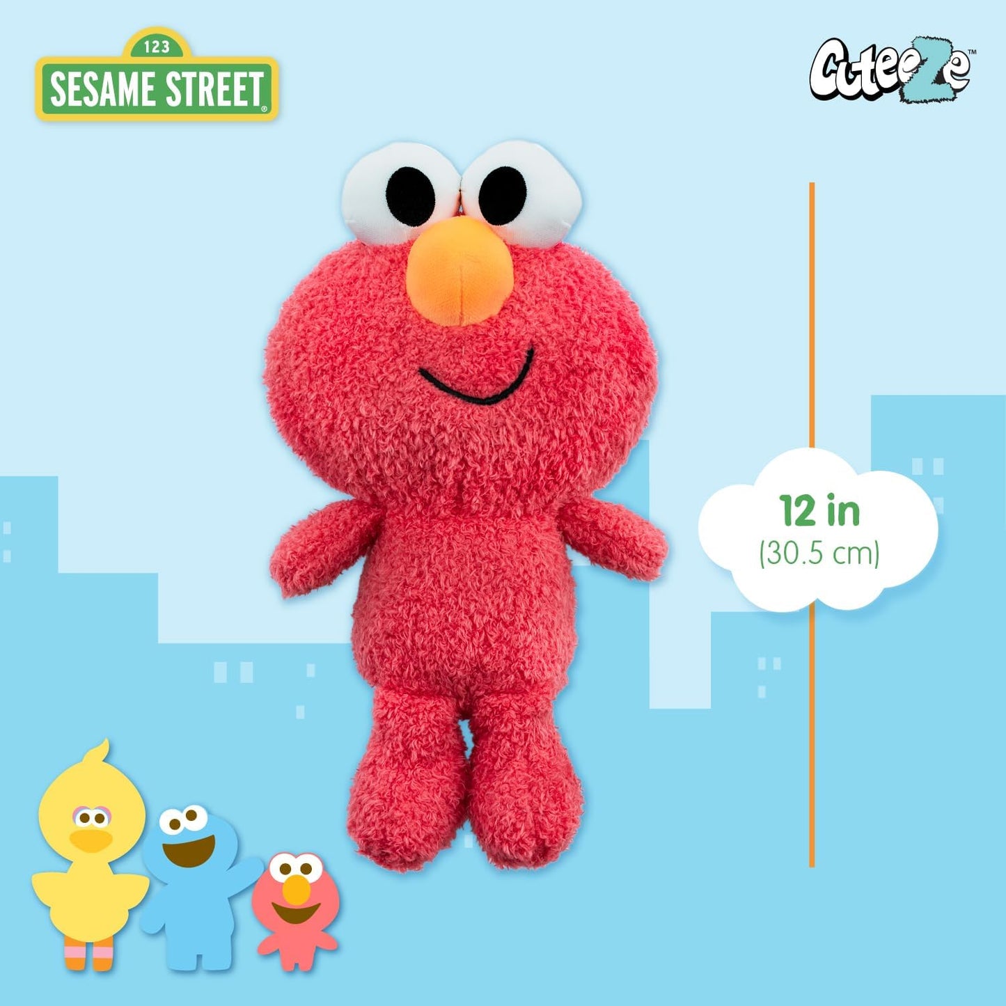 Sesame Street Elmo Cuteeze Plush