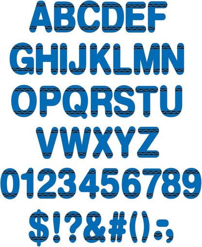 Crayola Blue Deco Letters