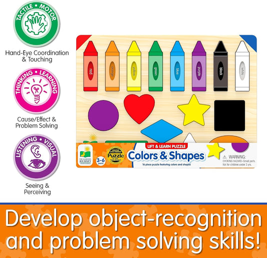 Lift & Learn Puzzle Colors & Shapes