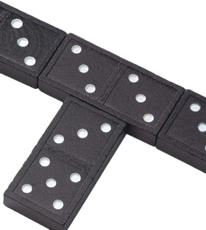 Double Six Wooden Dominoes
