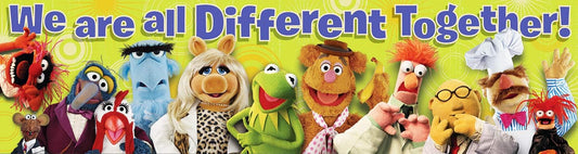 Muppets 'Different Together' Classroom Banner Poster