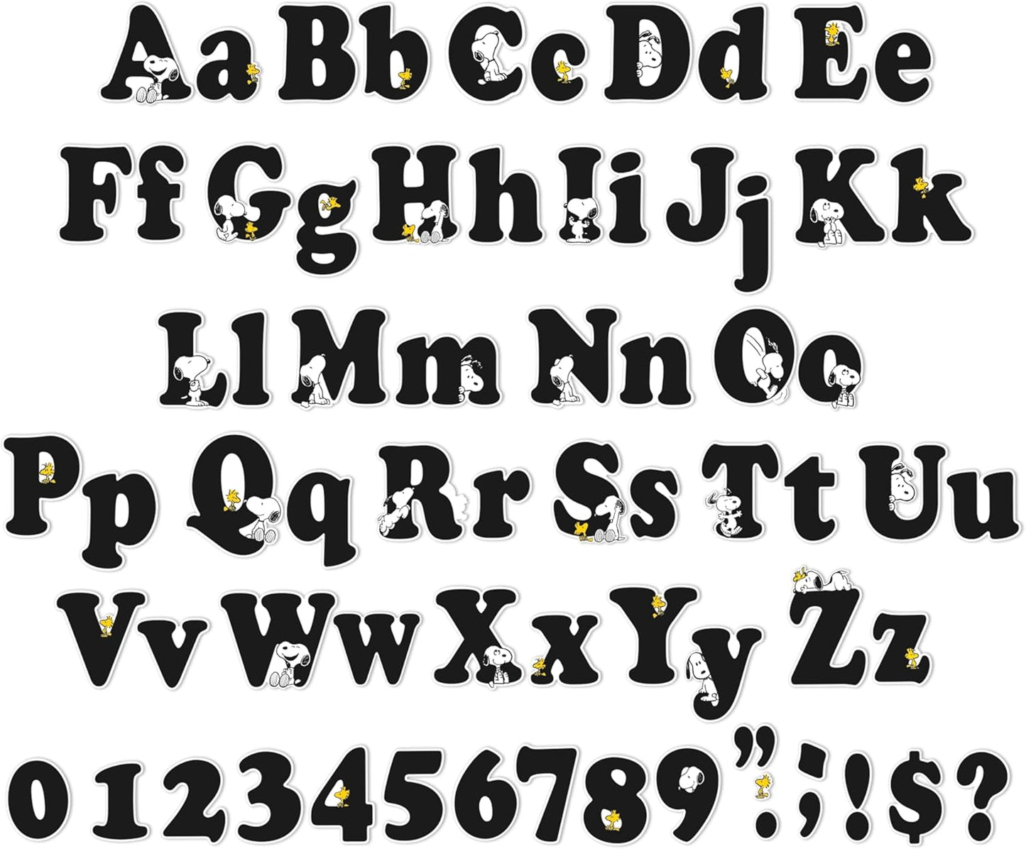 Eureka Peanuts Letters
