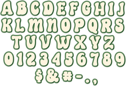 S'Cool Era Deco Letters