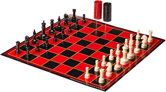 Chess / Checkers / Backgammon - 3 Games in One